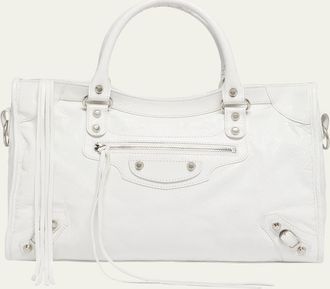 Balenciaga Le City Medium Leather Tote Bag