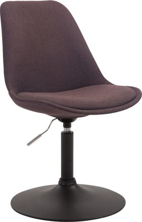 Clp Silla De Comedor Maverick En Tela Marr&oacute;n Negro