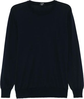 Kiton Top in cotone - Blu