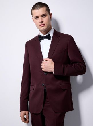 Le 31 Mens Essential stretch jacket Wool weave by Marzotto Stockholm fit - Slim