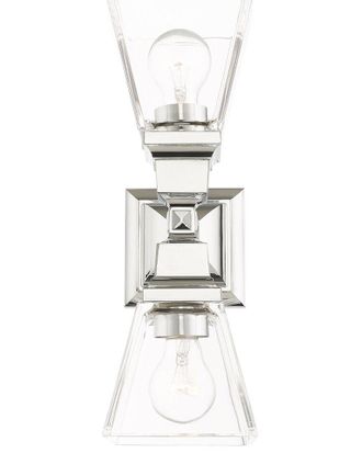 Livex Lighting 2-Light Polished Chrome Sconce