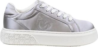 Pinko Yoko 11 Sneakers - Dames - Sneakers - Grijs - 38 EU - Leer - Schoenen