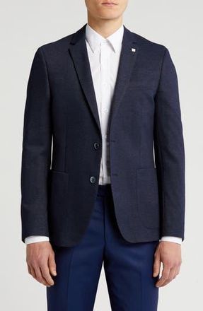 Digel Notch Lapel Cotton Blend Sport Coat in Navy at Nordstrom Rack, Size 44 Regular
