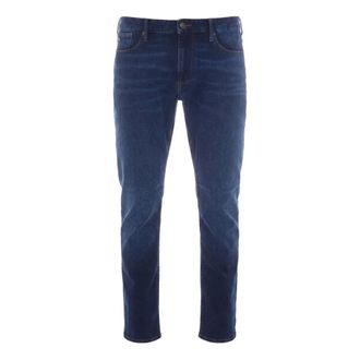 Emporio Armani Slim-fit Jeans - Heren - Jeans - Blauw - Maat: W40 Katoen