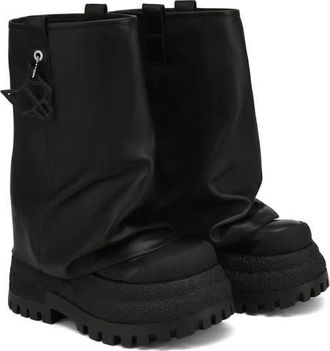 Naked Wolfe Disturb Canvas Boot in Black at Nordstrom, Size 9