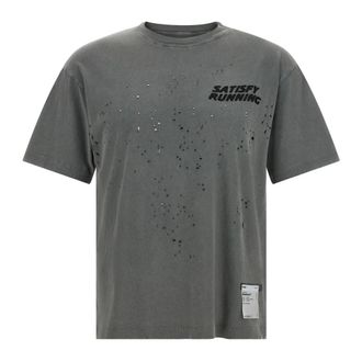SATISFY Satisfy, Tops, Heren, Grijs, L, Katoen, Moth Tech T-Shirt