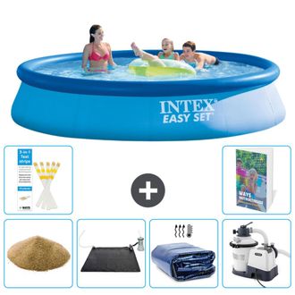 Intex Piscina Easy Set Redonda - 396x84 Cm - 7-piezas S69