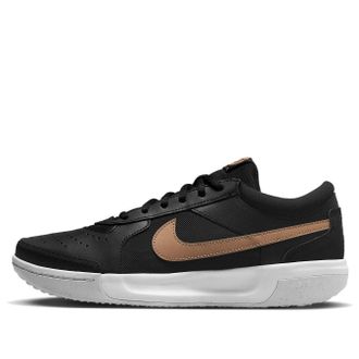Nike (WMNS) Nike Court Air Zoom Lite 3 Black Metallic Gold DV3279-001