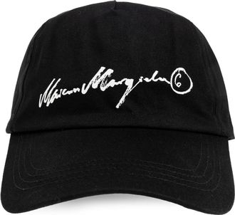 Maison Margiela Baseball Cap - unisex - Petten - Zwart - ONE Size - Katoen - Accessoires