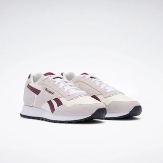 Reebok Classic Sneaker REEBOK CLASSIC REEBOK GLIDE, Damen, Gr. 37,5, chalk, luxe grau, schwarz cherry, Leder, Synthetik, Schuhe Sneaker