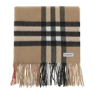 Burberry Cashmere Sjaal - unisex - Accessoires - Bruin - Maat: ONE Size Kasjmier