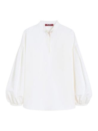 Max Mara Mstginnasta Ivory Lightweight Cotton Sat