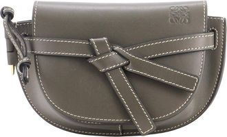 Loewe Green Leather Gate Belt Bag Mini (Authentic Pre-Loved)
