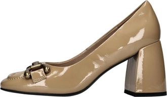 Bibi Lou Patent Loafers - Dames - Pumps - Beige - 41 EU - Leer - Schoenen