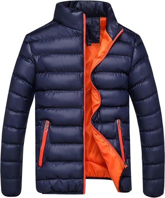 Generic Mens Jacket Down Jackets Insulated Lightweight Coat for Cold Weather Winter Ideal for Walking Hiking Outdoor Recreation Mens Padded Lightweight Jacket