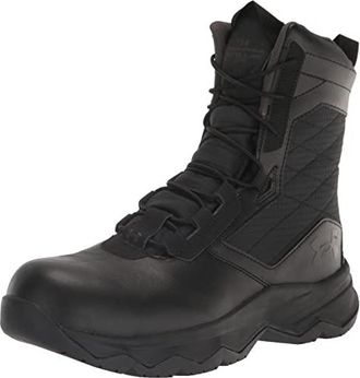 Men's under armour black boots clearance