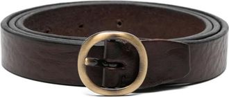 Alberto Luti Riem met ronde gesp - Bruin