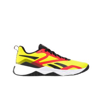 Reebok Mens NFX Trainer Sneaker, ACIDYELLOW/Black/VECTORRED, 7.5 UK