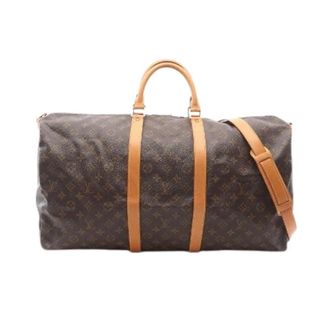 Louis Vuitton Pre-owned Weekend Bags, unisex, Brown, Size: ONE SIZE Pre-owned Keepall Bandouliere Monogram Boston Bag