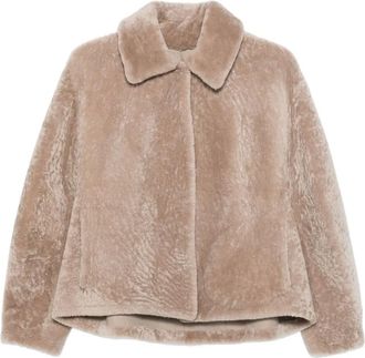 Manzoni24 Giacca in shearling - Toni neutri