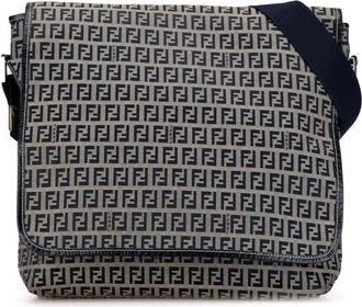 Fendi Pre-owned Fendi Zucchino Canvas Crossbody D69IDBJ7KDW76W2E