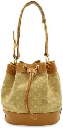 Louis Vuitton Pre-owned Bucket Bags, female, Beige, Size: ONE SIZE Pre-owned Canvas louis-vuitton-bags