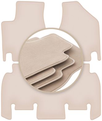 OEM Alfombrillas Premium Beige Para: Chrysler Pacifica Ru Minivan 2016