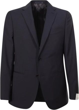 Caruso Blazer - Heren - Blazers - Blauw - 3XL - Wol - Jassen