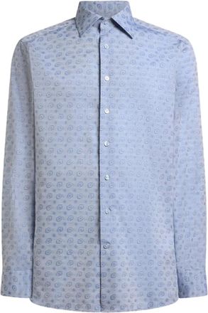 Etro T-shirt con stampa paisley - Blu