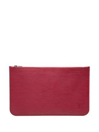 Louis Vuitton 2016 Epi Neverfull pouch - Red