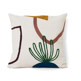 Ferm Living Mirage Kissen 50 x 50 cm, Island
