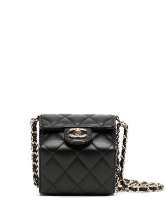 Chanel Jewelry Box chain mini bag - women - Lambskin - One Size - Black
