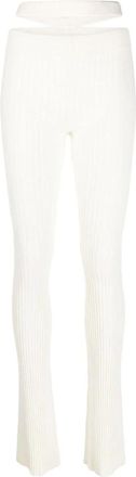 ADĀMO Andrea Adamo Mujer, Pantalones, Blanco, Talla: M