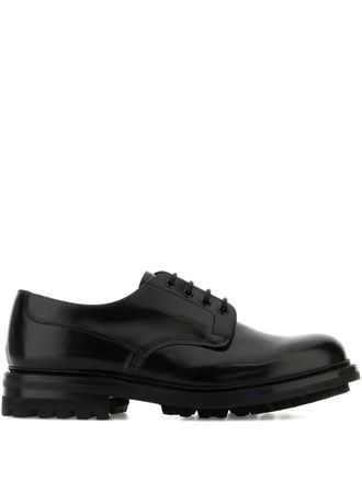 Churchs polished leather lace-up shoes - Black