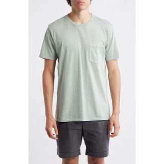 Rag & Bone Classic Fit Garment Dye Pocket T-Shirt in Bluegrey at Nordstrom, Size Xx-Large
