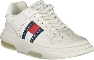 Tommy Hilfiger Leather Colorblock Sneaker - White