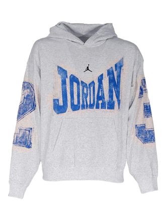 Nike Jordan Brooklyn logo-print hoodie - White