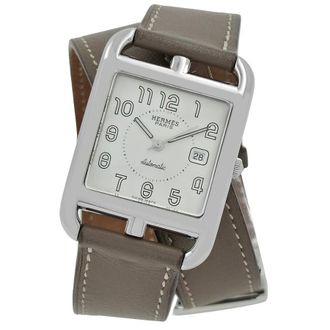 Herm&egrave;s Pre-owned Hermes Cape Cod Automatic Silver Dial Ladies Watch CC1.710