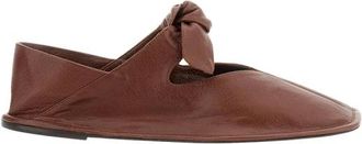 Hereu Ballerinas - Dames - Ballerinas - Bruin - 36 EU - Leer - Schoenen