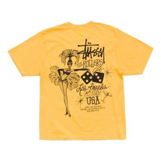 St&uuml;ssy High Rollers T-Shirt Marigold 1905200-MAGO