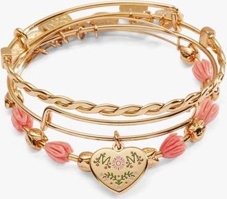 Alex and Ani Mothers day ewb 3 set tulip in Gold at Nordstrom
