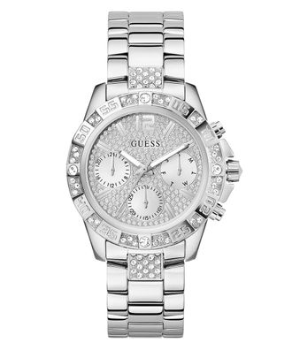 Guess Majesty Dames Horloge Zilverkleurig GW0771L1