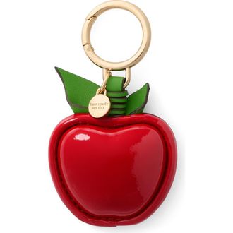 Kate Spade New York charmed big apple bag charm in Dark Scarlet at Nordstrom