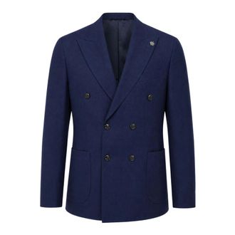 Daniele Alessandrini Heren, Jassen, Blauw, Maat: L