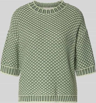 Moss Copenhagen Strickpullover mit 1/2-Arm Modell Catina Pilla in Khaki, Gr&ouml;&szlig;e XS/S