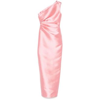 Solace London Party Dresses, female, Pink, Size: XS One-Shoulder Maxi Dress