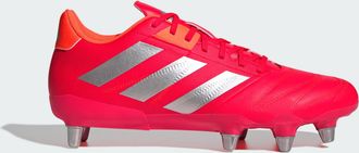 adidas adidas Performance Unisex Kakari Elite Soft Ground Rugby Boots - Red Leather - Size UK 10.5