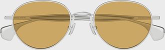 Bottega Veneta BV1396S Round Metal Sunglasses