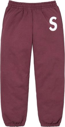 SUPREME logo-detail track pants - Rood