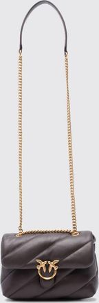 Pinko Classic Love Bag Puff Matelass&eacute; Nappa Mini Shoulder Bag with Logo